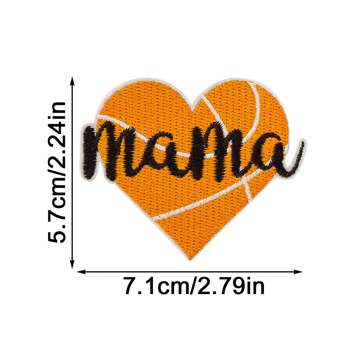 Wholesale Basketball themed embroidered patch